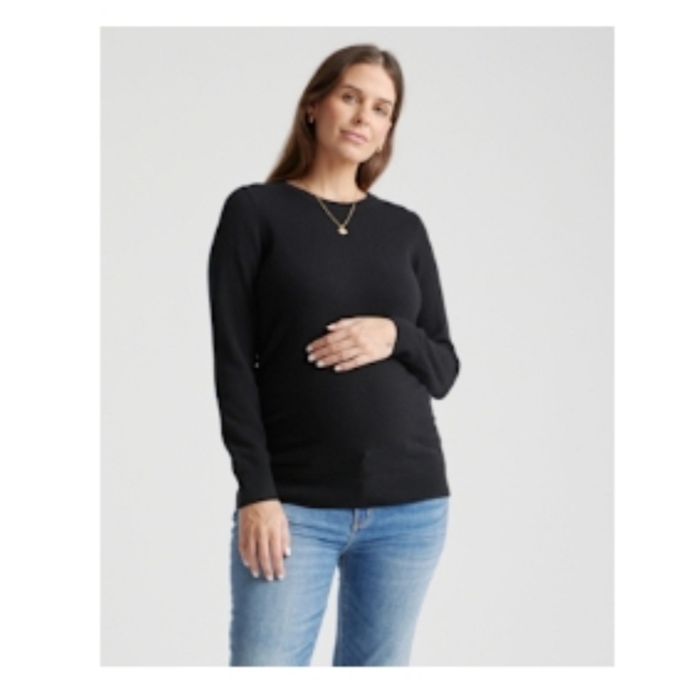 Quince Maternity Mongolian Cashmere Sweater